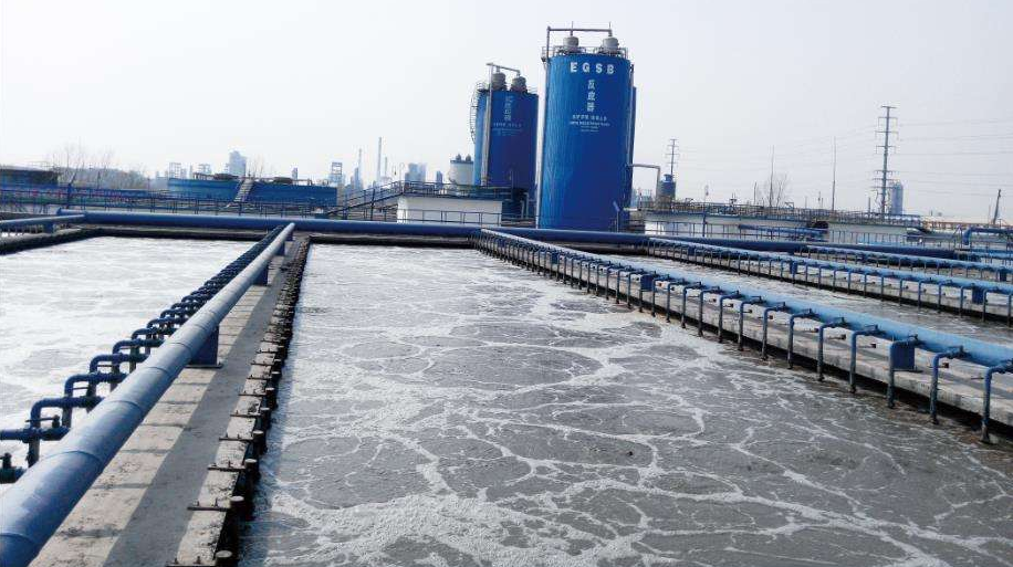 （圖：污水處理廠應(yīng)用道康寧進口消泡劑場景）